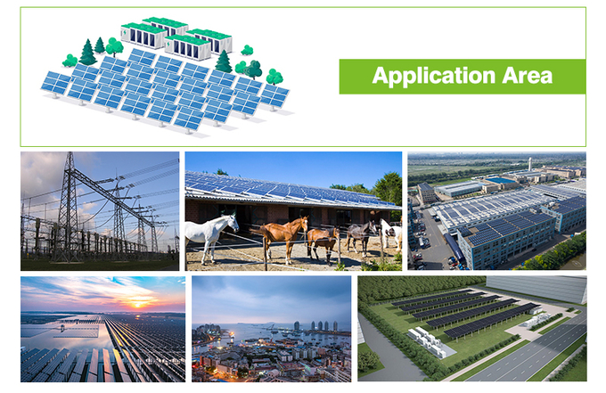Estação de capacidade elevada do armazenamento de energia da bateria do Lítio-íon LFP para a umidade de funcionamento 2 do RH 0-95%