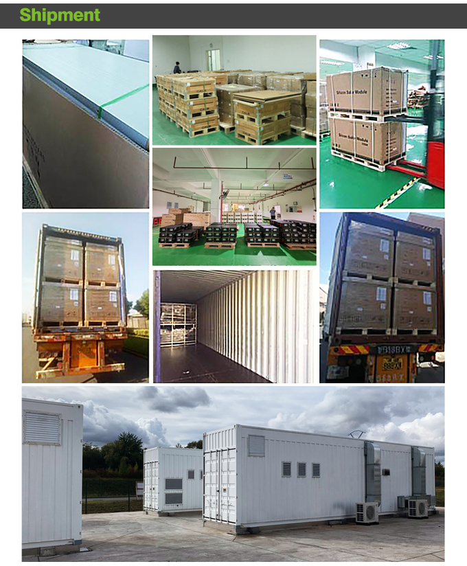 Estação de capacidade elevada do armazenamento de energia da bateria do Lítio-íon LFP para a umidade de funcionamento 4 do RH 0-95%